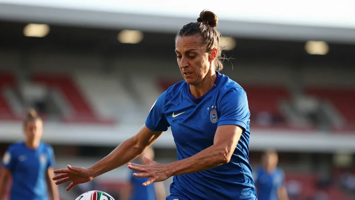 A Reuters photo from April 2022 captures Chelsea Women's Pernille Harder in action against Tottenham Hotspur at...