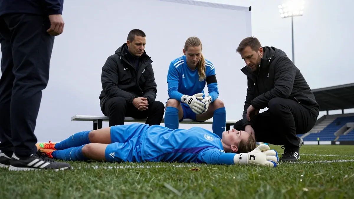 Chelsea's Emiliano Martinez was taken to hospital after a serious collision with Everton's Jarrad Branthwaite, casting...